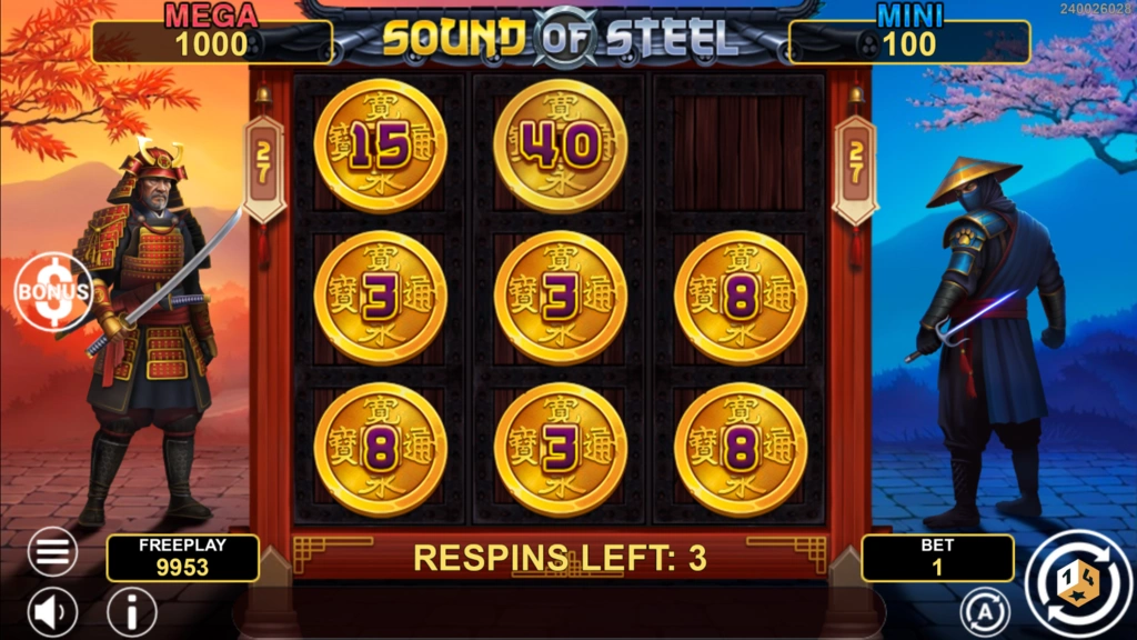 Sound Of Steel Hold And Win - Hold and Win Bonus